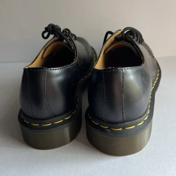 Dr. Martens Docs Womens Sz US 7 Black Smooth Leather Oxfords Shoes - Picture 11 of 16